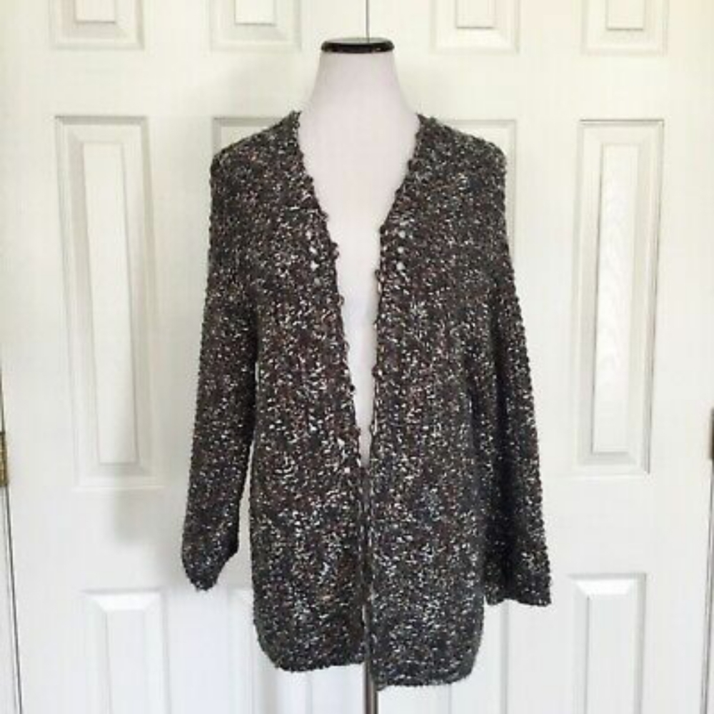 Maurices Chunky Knit Multi-Colored Cardigan